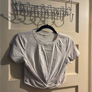 White Knotted Women's Top